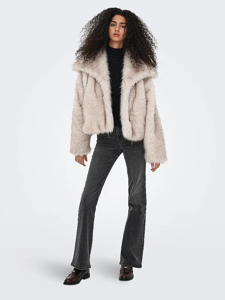 ONLY | Giacca in pelliccia sintetica ONLDAWN | Crema