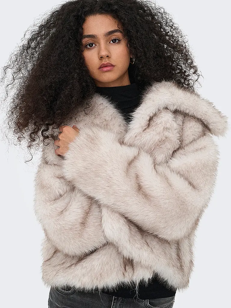 ONLY | Giacca in pelliccia sintetica ONLDAWN | Crema