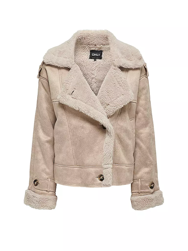 ONLY | Giacca in pelliccia sintetica ONLYLVA | Beige
