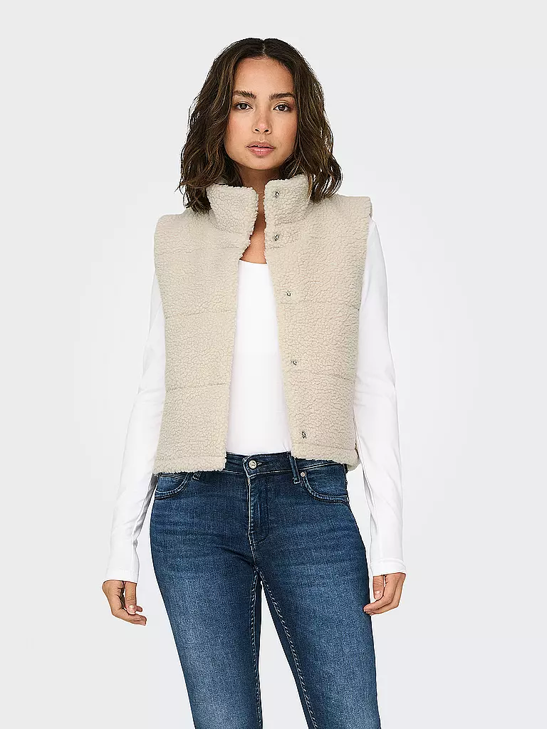 ONLY | Gilet trapuntato effetto pelliccia ONLSANDRA | 