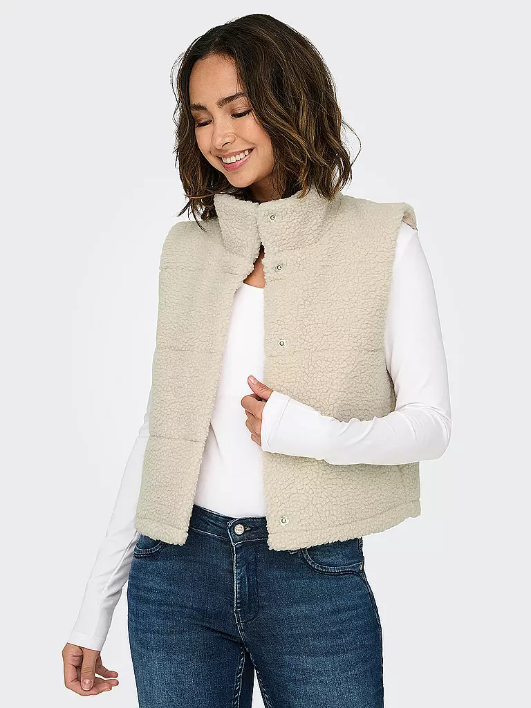 ONLY | Gilet trapuntato effetto pelliccia ONLSANDRA | 