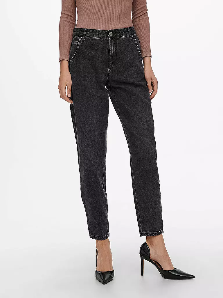 ONLY | Highwaist Jeans Balloon Fit 7/8 ONLTROY  | Nero