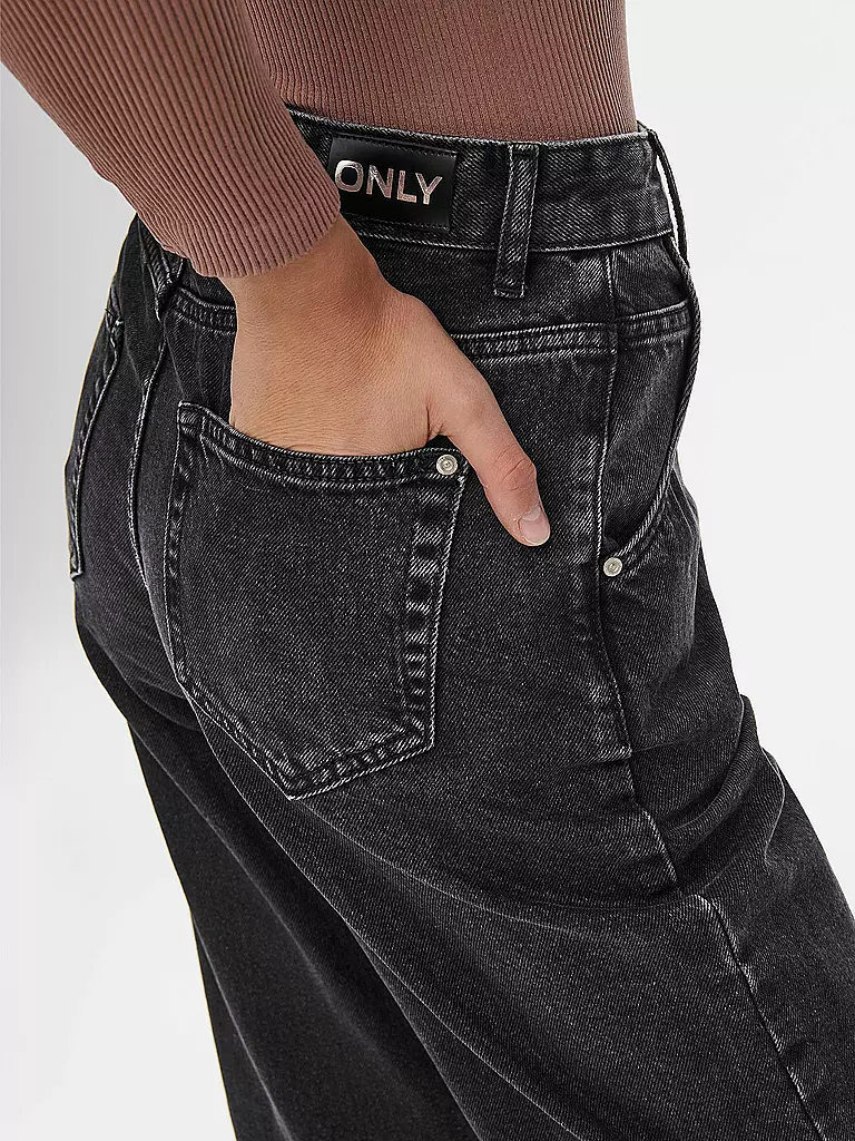 ONLY | Highwaist Jeans Balloon Fit 7/8 ONLTROY  | Nero