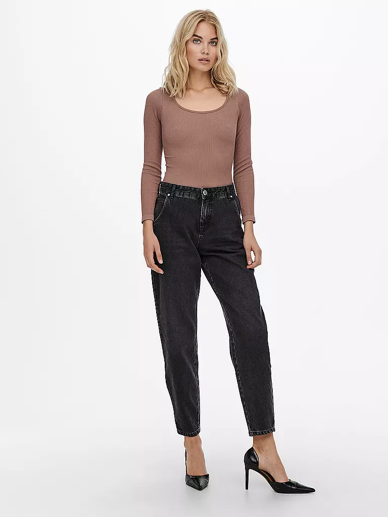 ONLY | Highwaist Jeans Balloon Fit 7/8 ONLTROY  | Nero