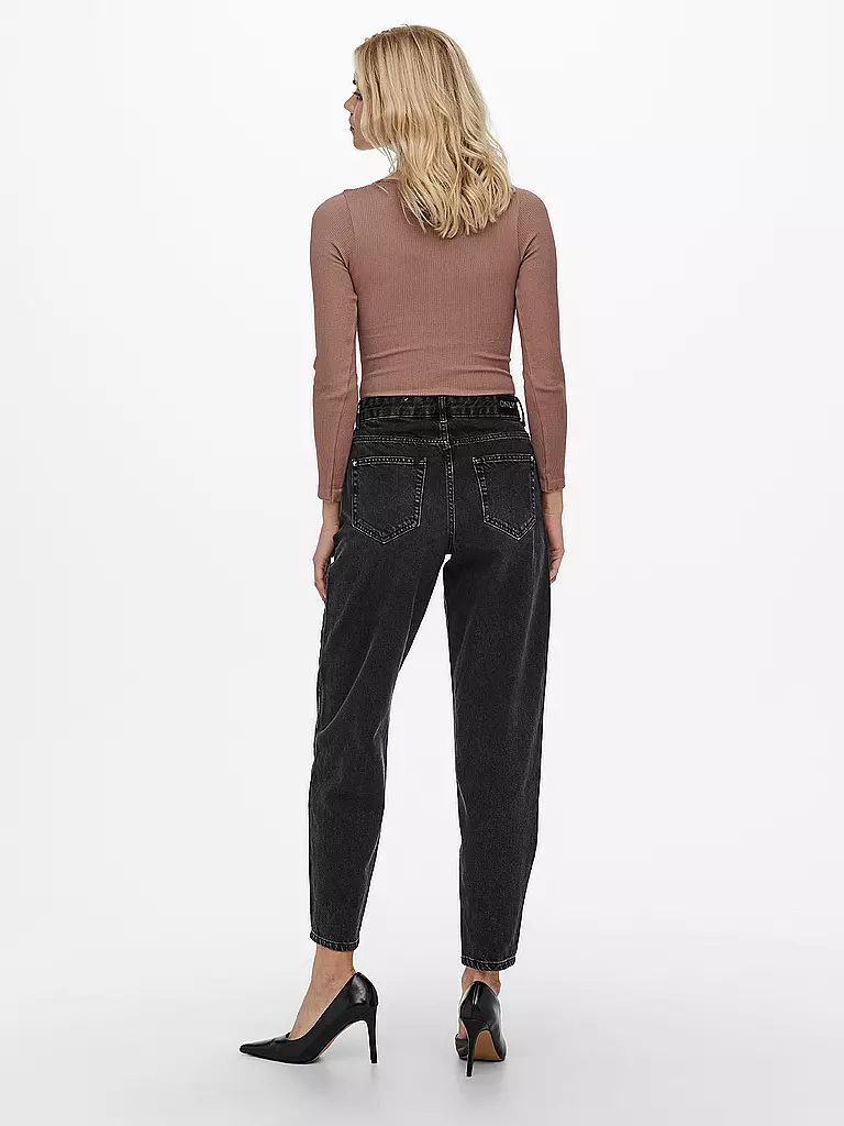 ONLY | Highwaist Jeans Balloon Fit 7/8 ONLTROY  | Nero