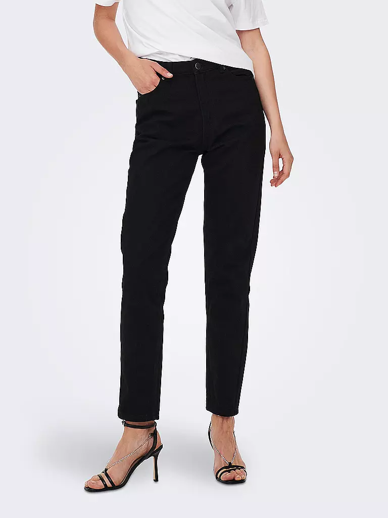 ONLY | Highwaist Jeans Mom Fit ONLJAGGER  | Nero