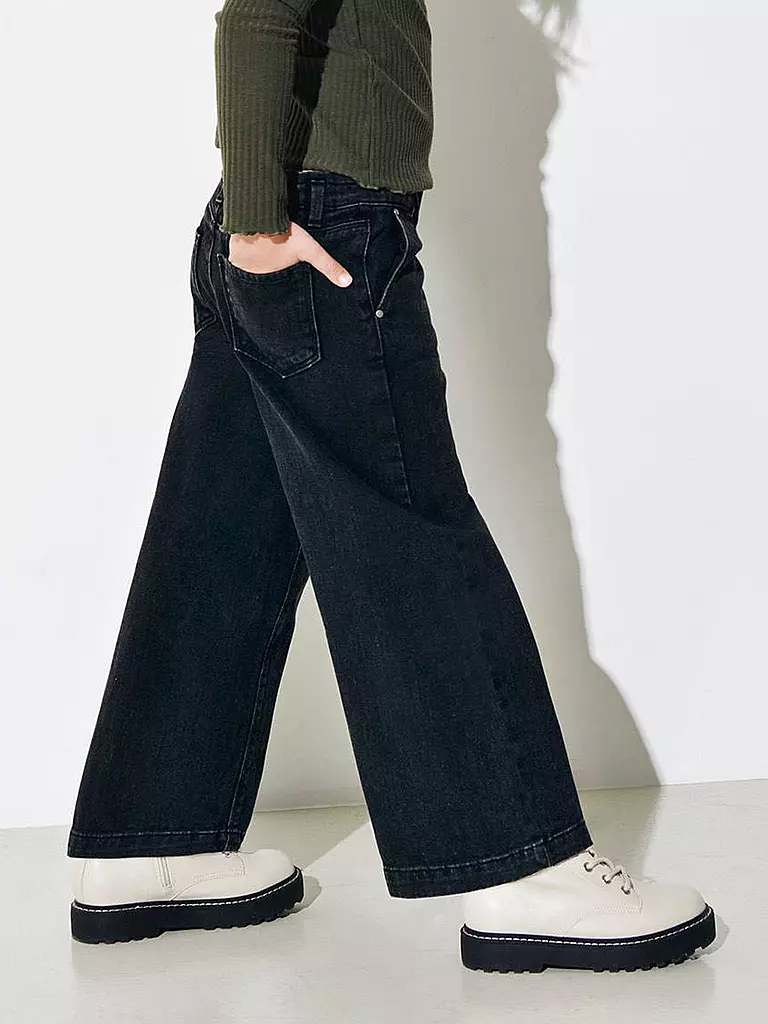 ONLY | Jeans a gamba larga da ragazza KOGCOMET | Nero