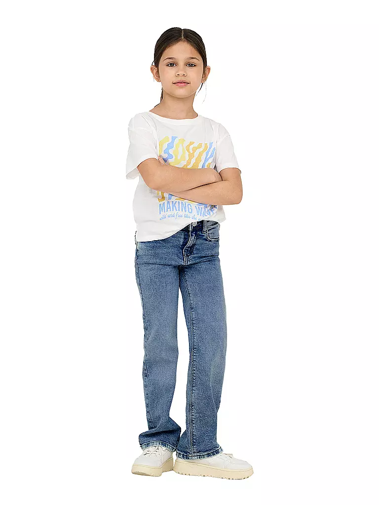 ONLY | Jeans a gamba larga KOGJUICY da ragazza | Blu chiaro