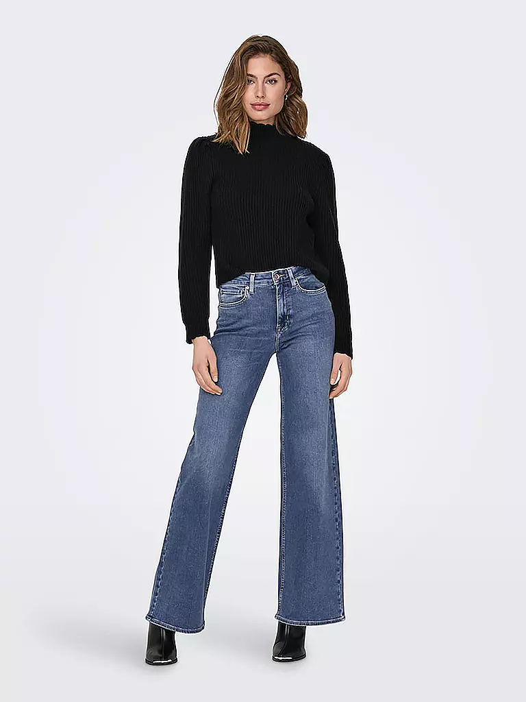 ONLY | Jeans a vita alta e gamba larga ONLMADISON | Blu