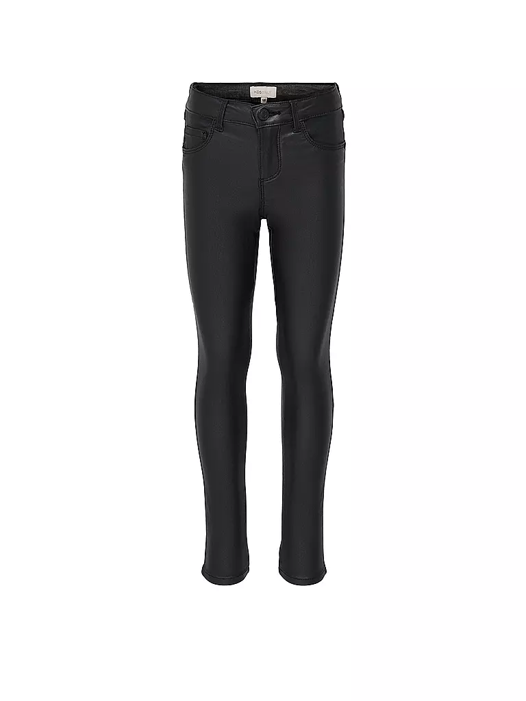 ONLY | Jeans da ragazza effetto pelle slim fit KONROYAL | Nero