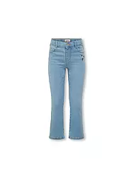 ONLY | Jeans da ragazza Wide Fit KMGROYAL FLARED FLOWER | Blu chiaro