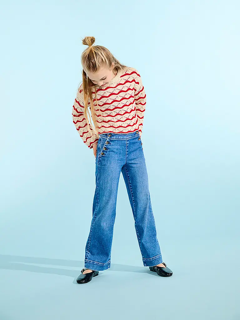 ONLY | Jeans da ragazza Wide Fit KOGMADISON | Blu