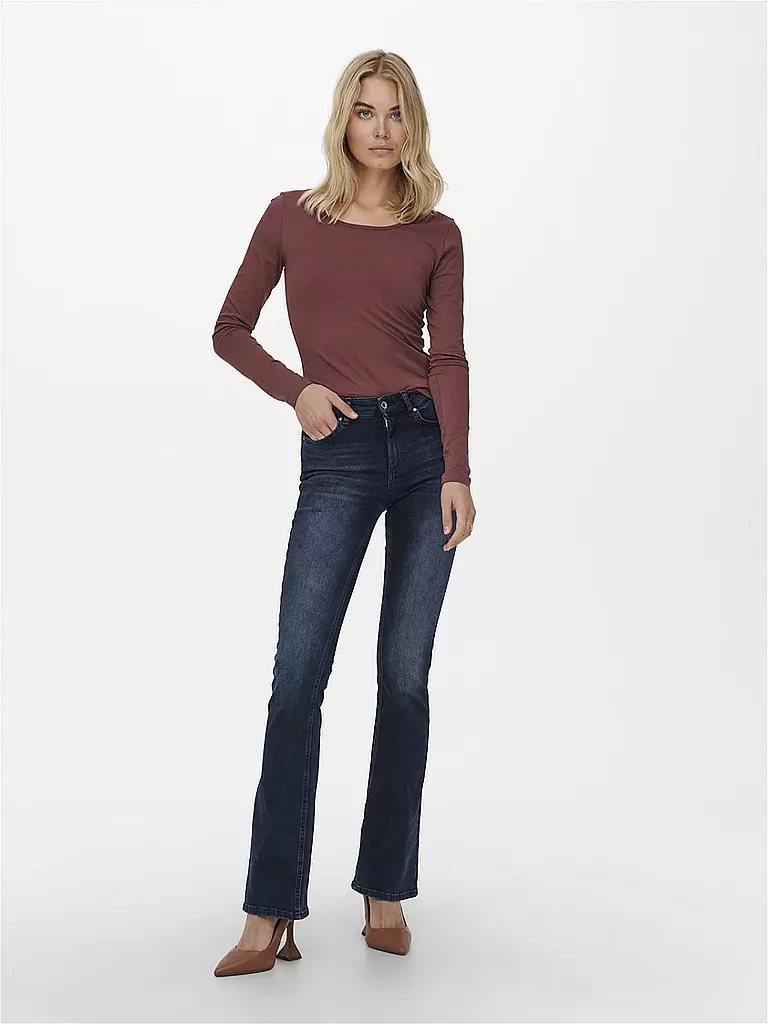 ONLY | Jeans Flared Fit ONLBLUSH | Blu scuro