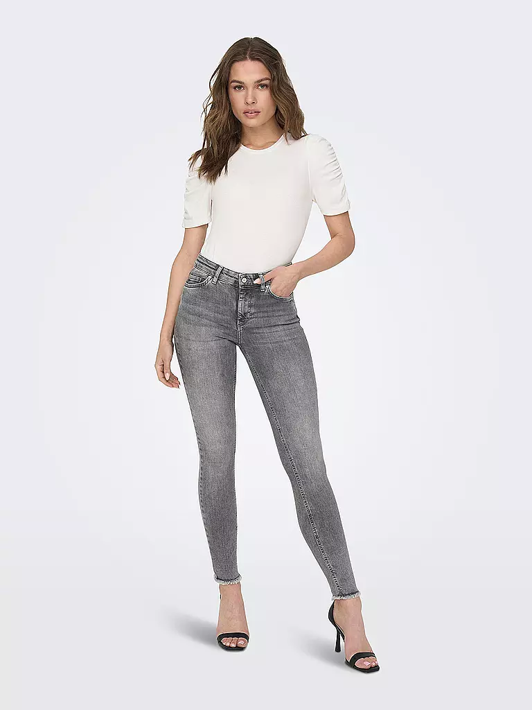 ONLY | Jeans Skinny Fit 7/8 ONLBLUSH | Grigio