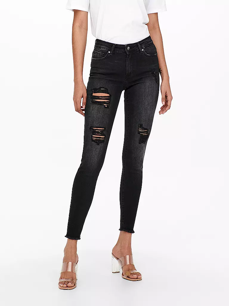 ONLY | Jeans Skinny Fit 7/8 ONLBLUSH | Nero