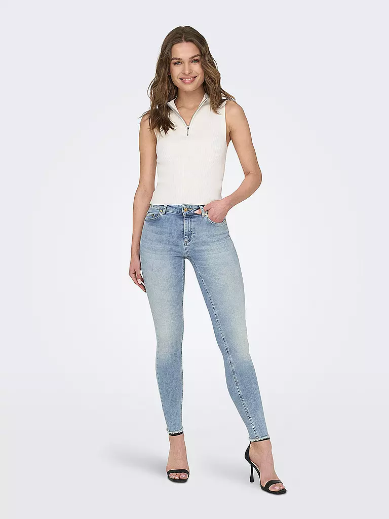 ONLY | Jeans Skinny Fit 7/8 ONLBLUSH | Blu chiaro