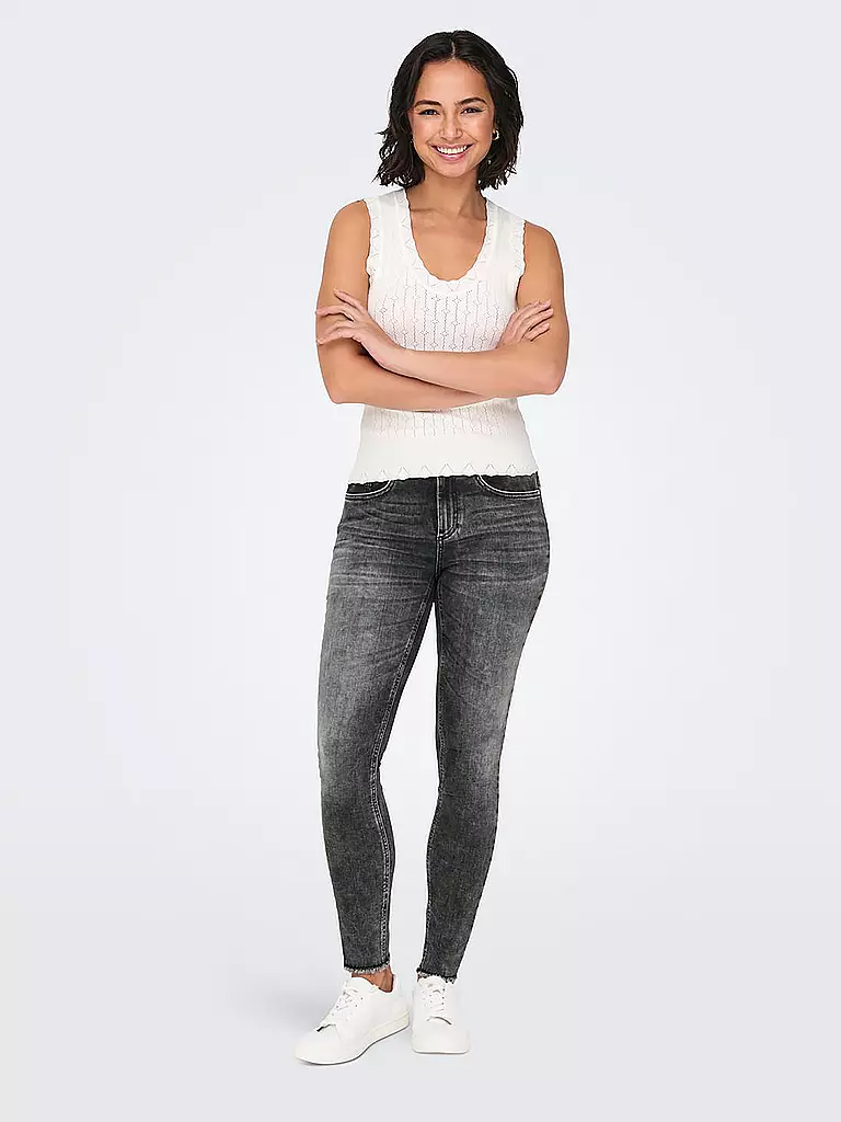 ONLY | Jeans Skinny Fit 7/8 ONLBLUSH | Grigio