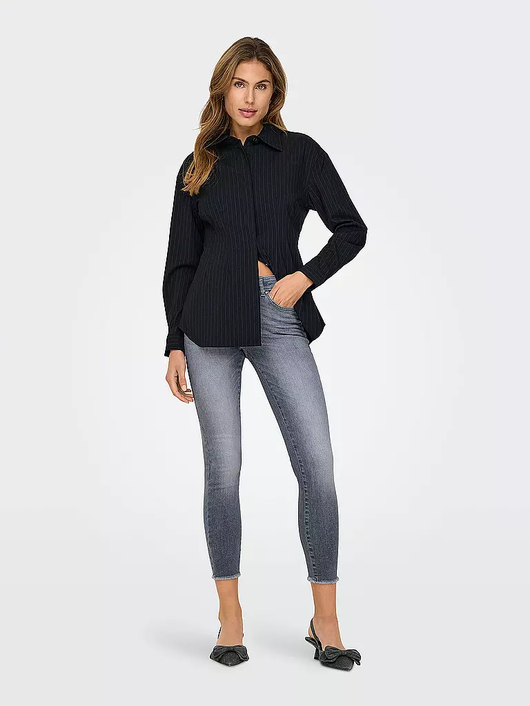 ONLY | Jeans Skinny Fit 7/8 ONLBLUSH | Grigio