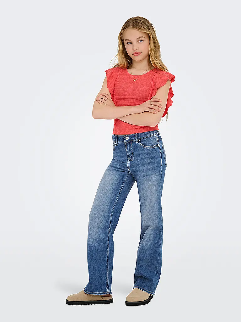 ONLY | Jeans wide fit da ragazza | Blu