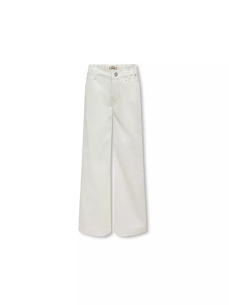 ONLY | Jeans wide leg da ragazza KOGCOMET | Bianco