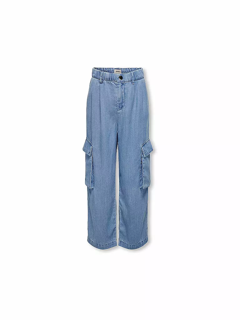 ONLY | Jeans wide leg da ragazza KOGSAFARI | Blu