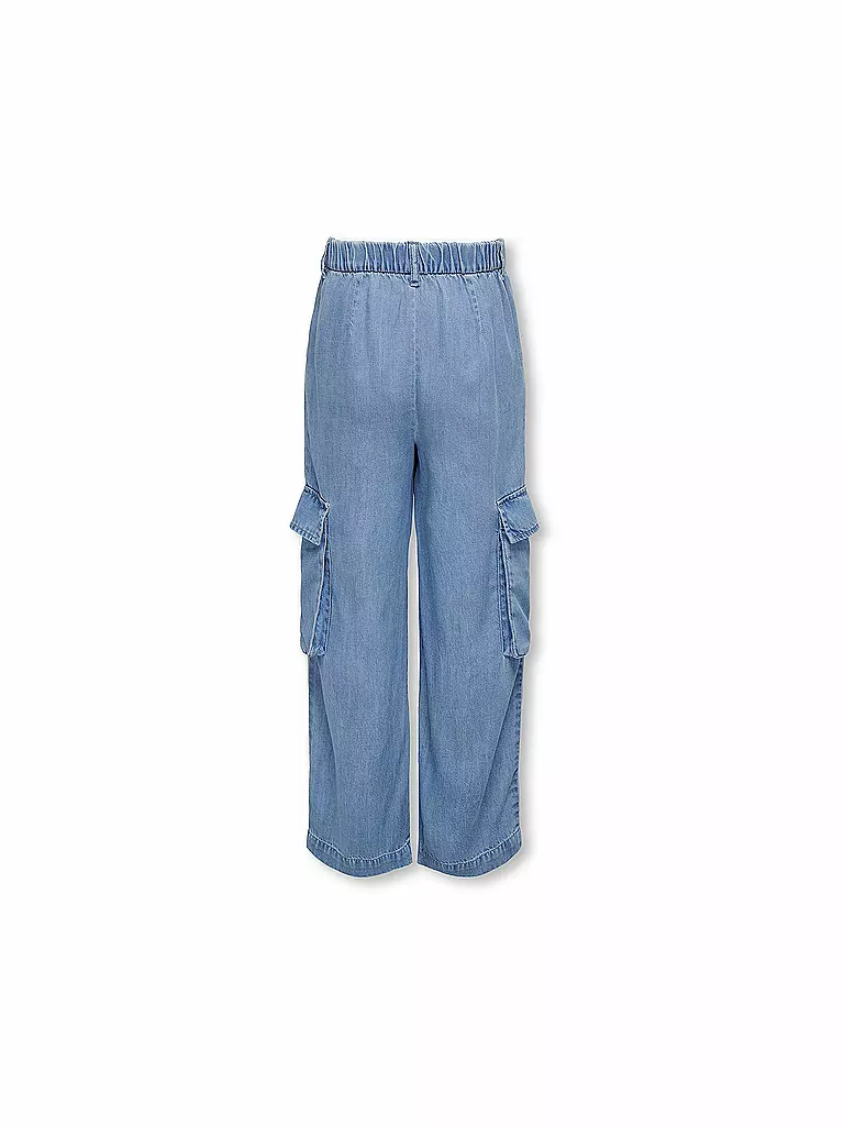 ONLY | Jeans wide leg da ragazza KOGSAFARI | Blu