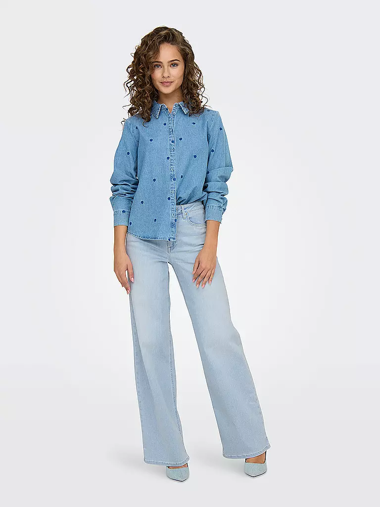 ONLY | Jeans Wide Leg Fit ONLMADISON BLUSH | Blu chiaro
