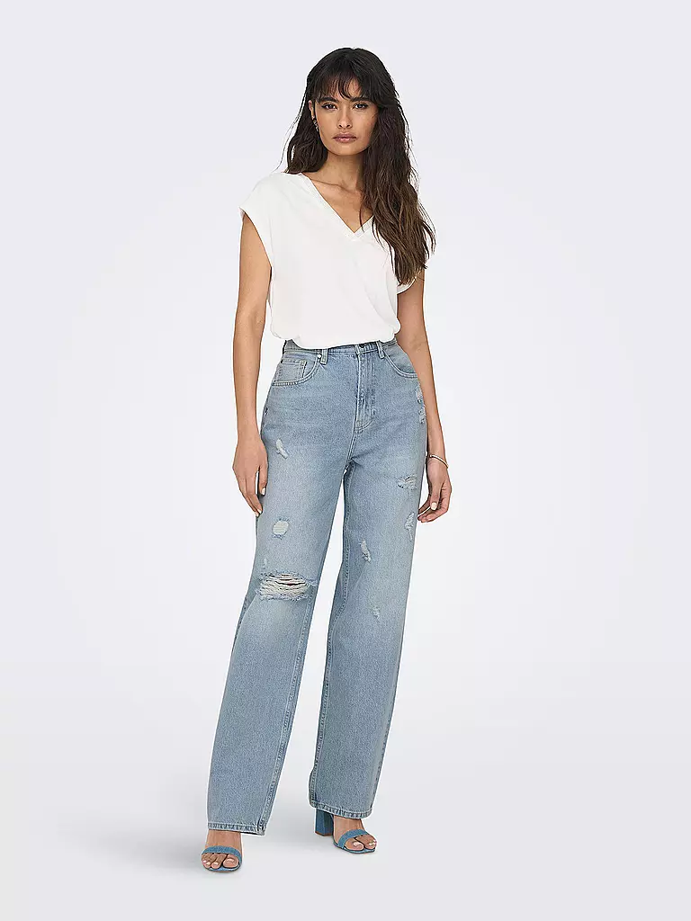 ONLY | Jeans wide leg ONLDEAN  | Blu chiaro