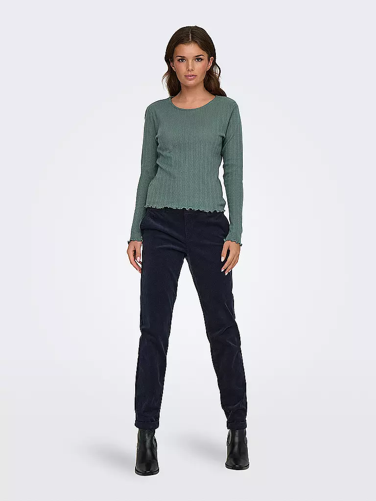 ONLY | Langarmshirt ONLCARLOTTA | Verde scuro