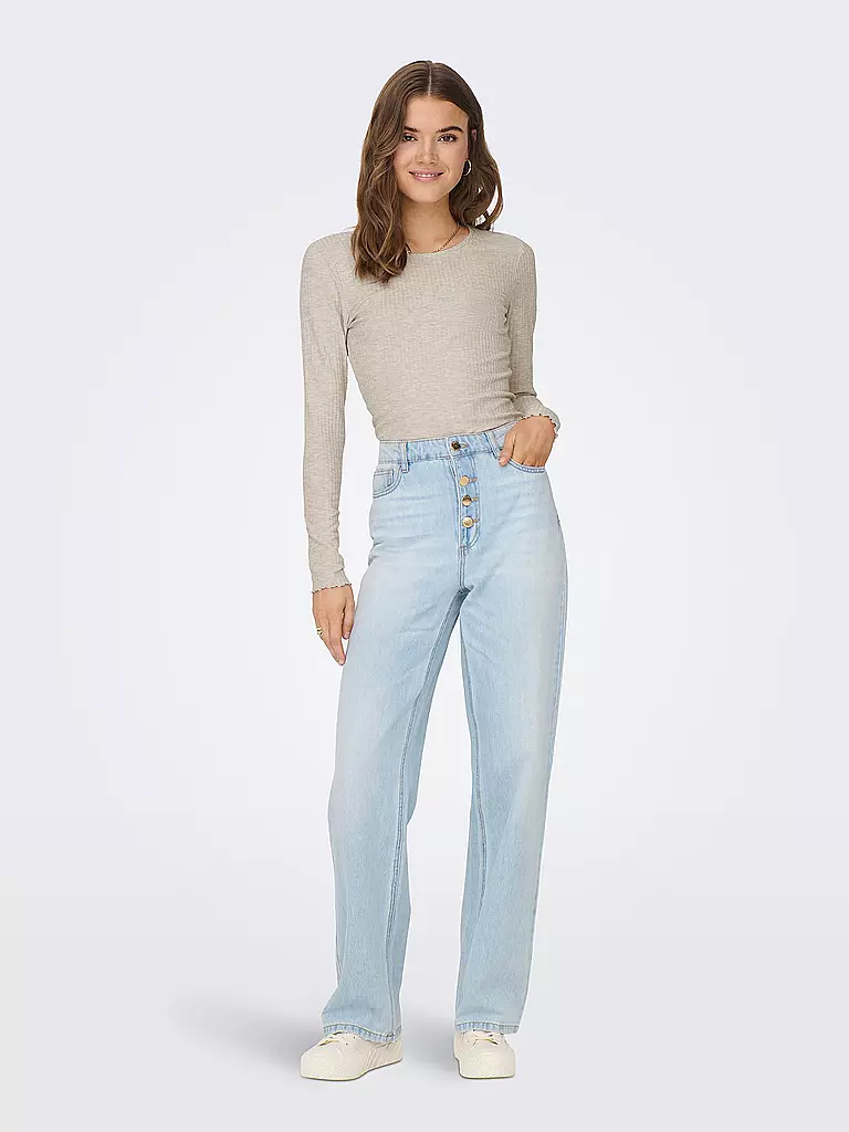 ONLY | Langarmshirt ONLEMMA | Crema