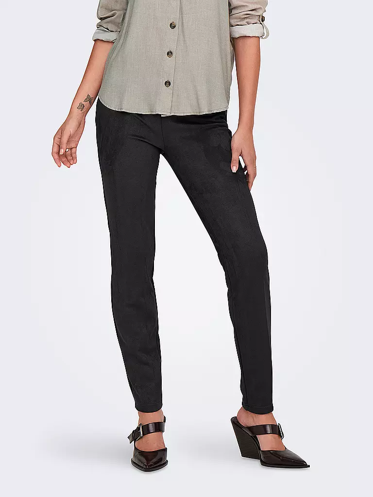 ONLY | Leggings effetto pelle ONLANGALINE | Nero