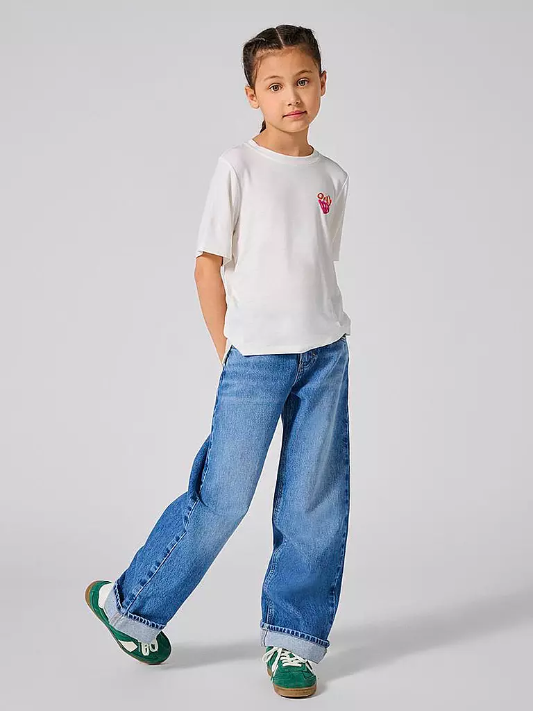 ONLY | Mädchen Jeans Wide Leg KOGHOPE  | Blu