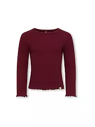 ONLY | Maglietta a maniche lunghe da ragazza KMGTRINNY | Rosso scuro