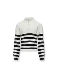 ONLY | Mädchen Troyer Pullover  | Bianco