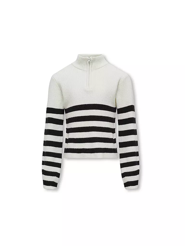 ONLY | Mädchen Troyer Pullover  | Bianco