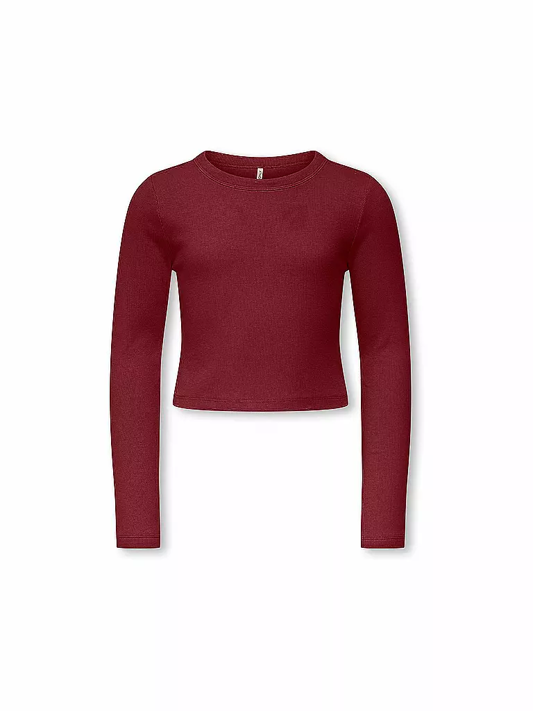 ONLY | Maglietta a maniche lunghe da ragazza KOGBINA | Rosso scuro