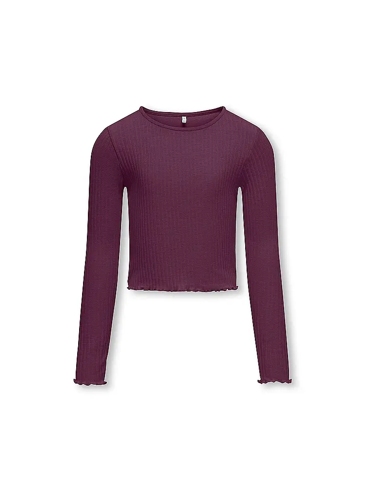 ONLY | Maglietta a maniche lunghe da ragazza KOGNELLA | Rosso scuro