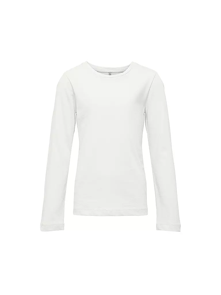 ONLY | Maglietta a maniche lunghe da ragazza KOGNEW | Bianco