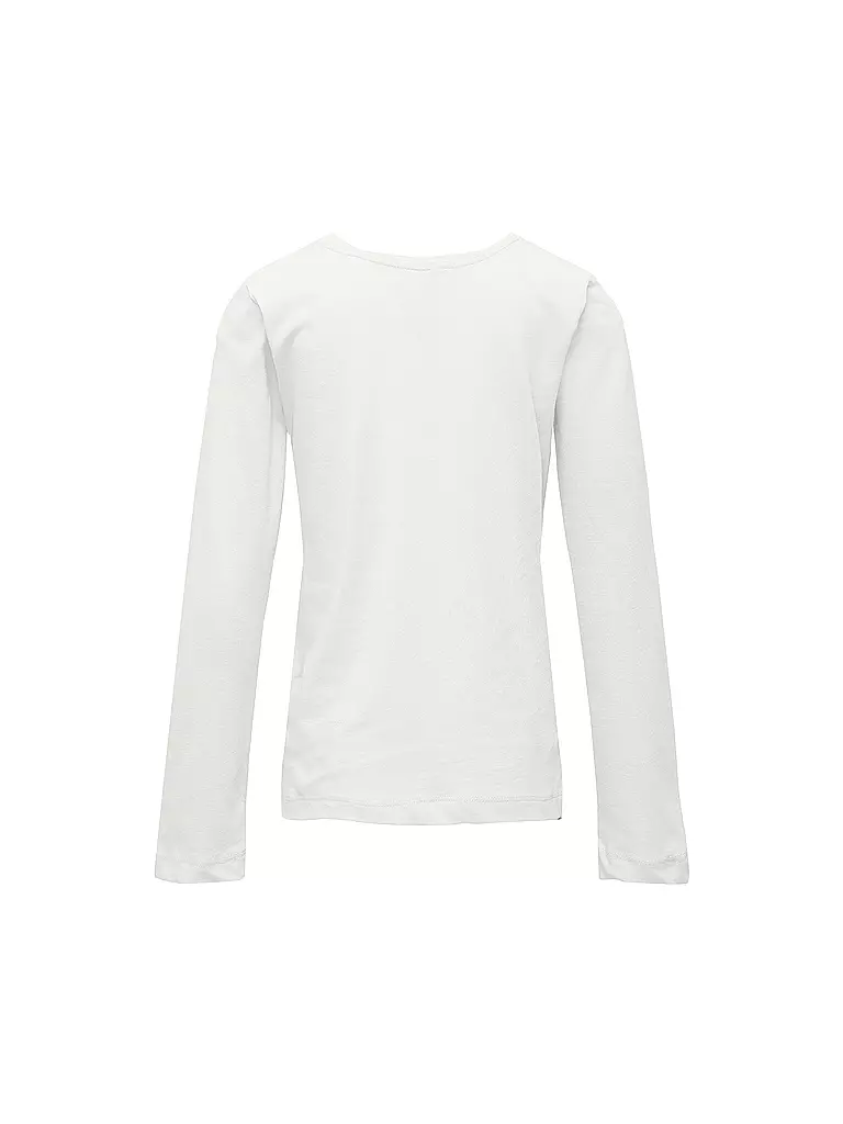 ONLY | Maglietta a maniche lunghe da ragazza KOGNEW | Bianco