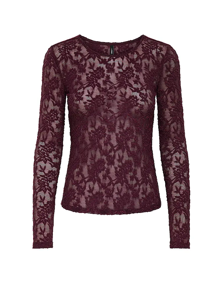 ONLY | Maglietta a maniche lunghe ONLBLAISE | Rosso scuro