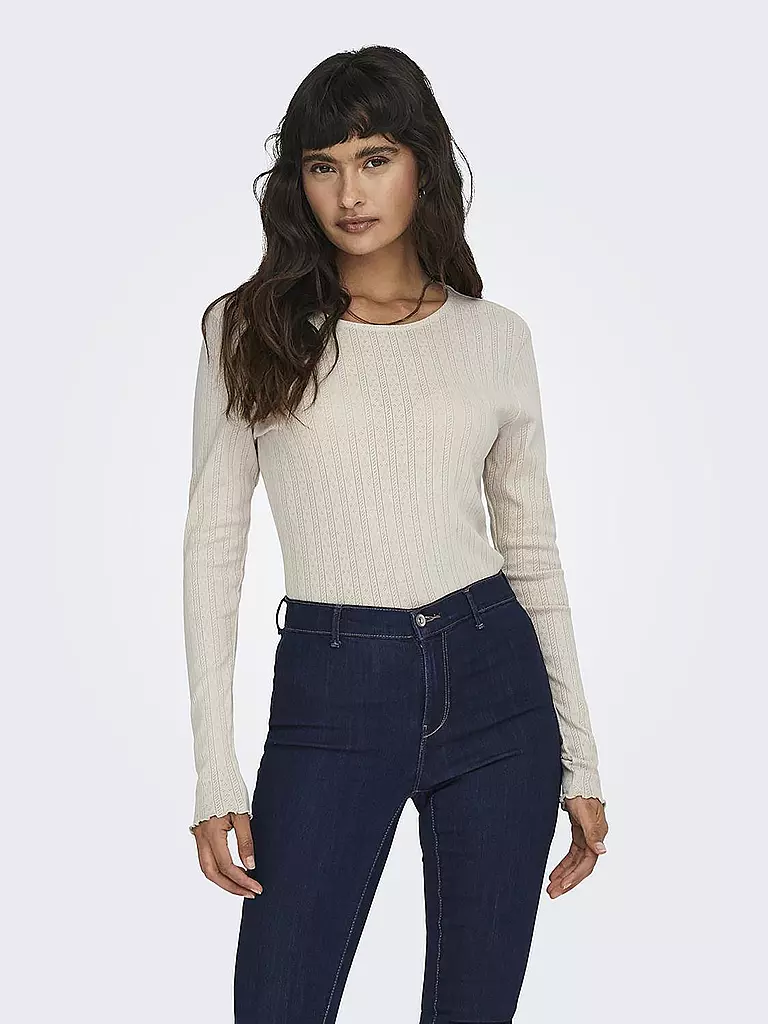 ONLY | Maglietta a maniche lunghe ONLCARLOTTA | Beige