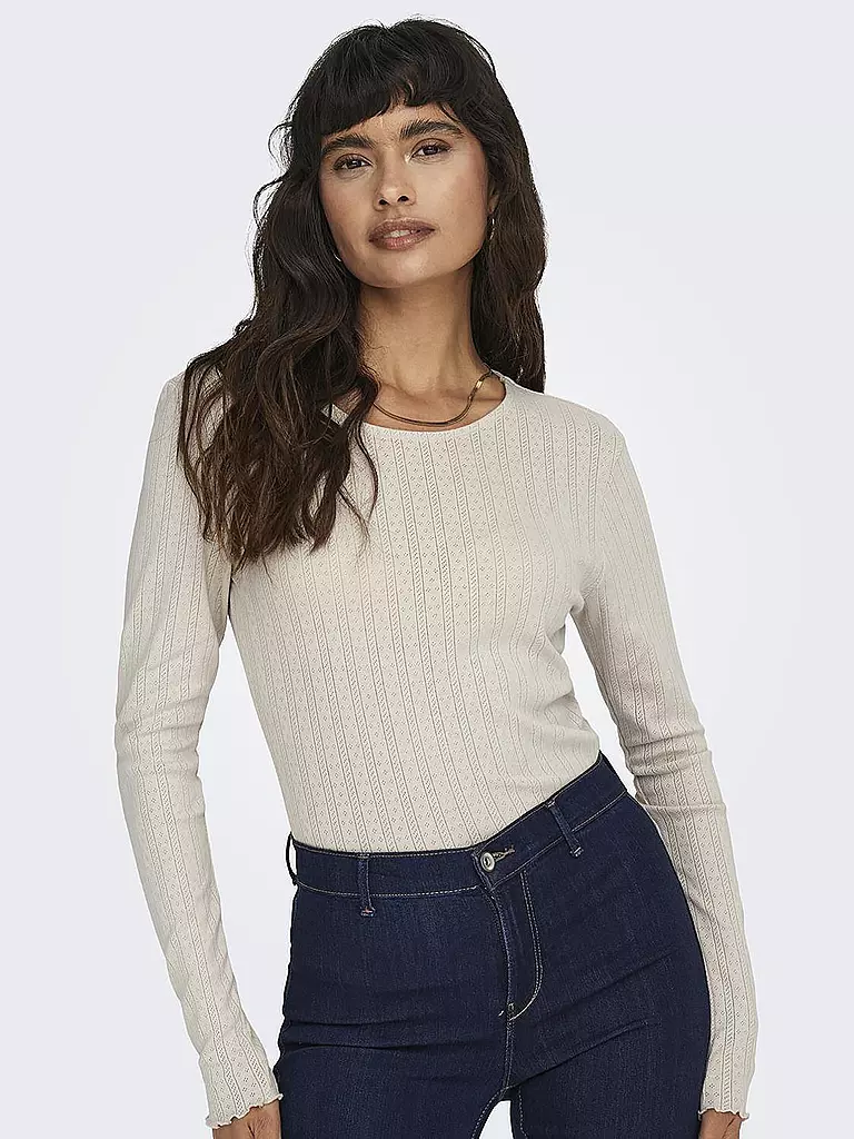 ONLY | Maglietta a maniche lunghe ONLCARLOTTA | Beige