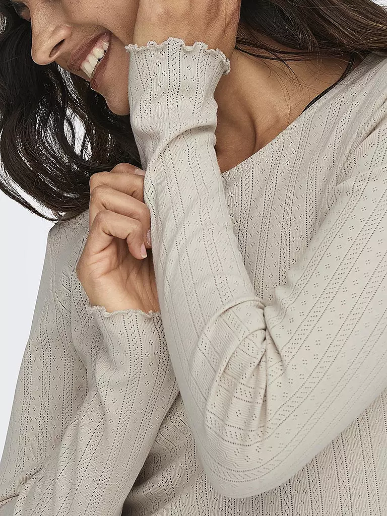 ONLY | Maglietta a maniche lunghe ONLCARLOTTA | Beige