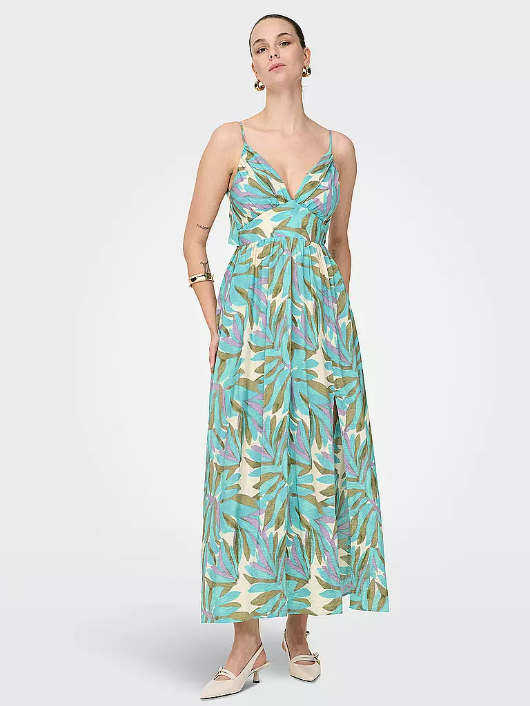 ONLY | Maxi abito ONLAYO
Marke: ONLY
Colore: menta
Categorie: Moda, Donna

Lunghezza manica: Senza maniche
Scollatura: Scollo a V
Materiale: Viscosa
Motivo: A fiori
Vestibilità (capispalla): Regular
Stile e occasione: Tempo libero
Stile: Young Fashion | Menta