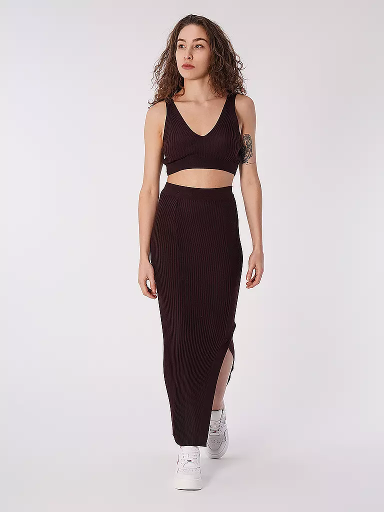 ONLY | Maxirock ONLMADDIE | Rosso scuro