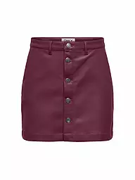 ONLY | Mini gonna in similpelle ONLAMAZING | Rosso scuro