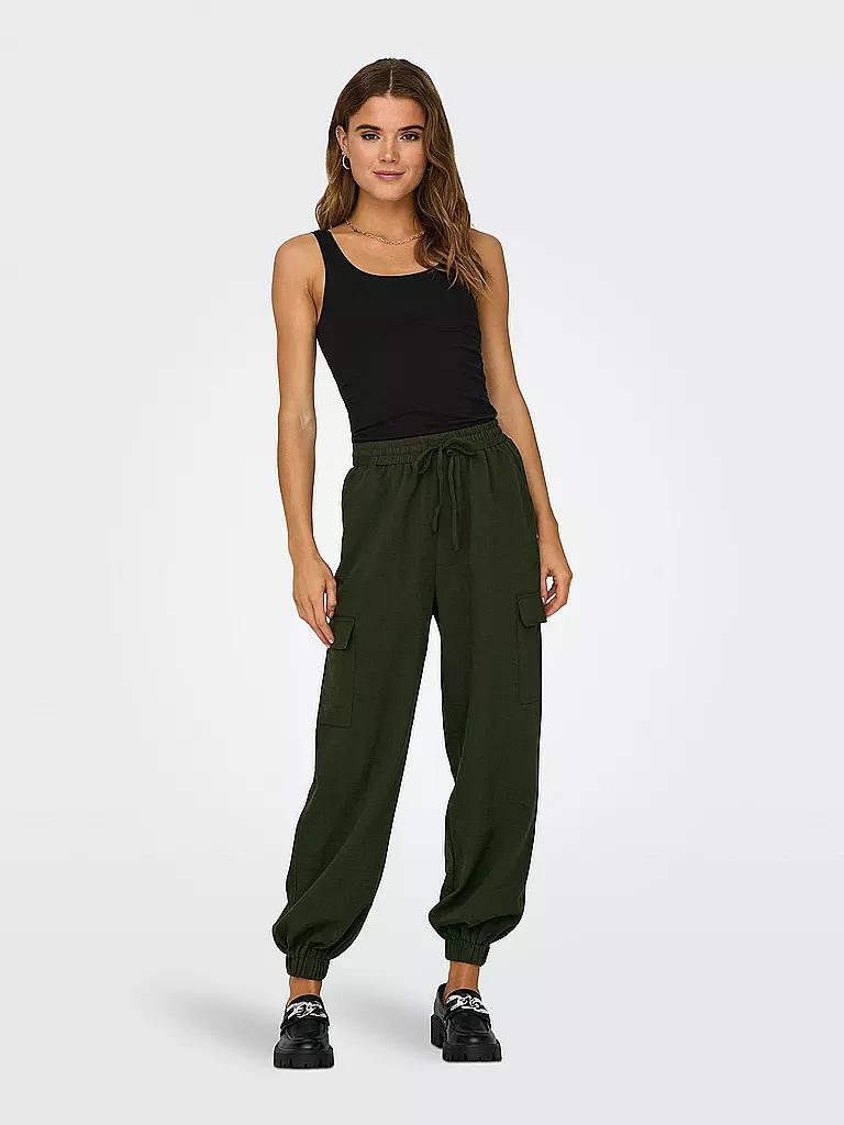 ONLY | Pantaloni cargo ONLKATINKA | Verde scuro