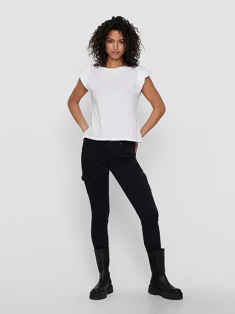 ONLY | Pantaloni cargo skinny fit ONLMISSOURI | Nero