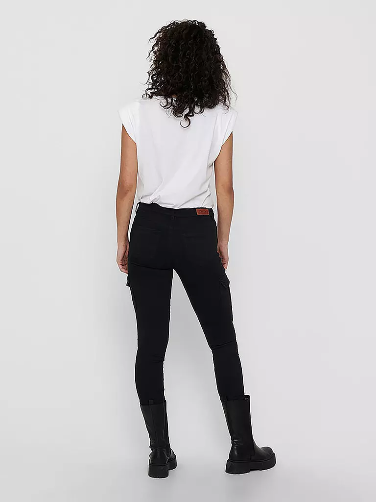 ONLY | Pantaloni cargo skinny fit ONLMISSOURI | Nero