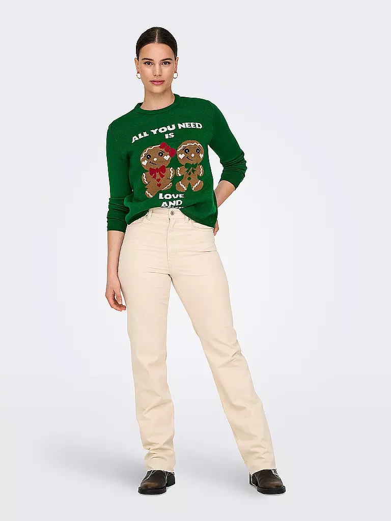 ONLY | Pullover  ONLXMAS GINGERBREAD | Verde